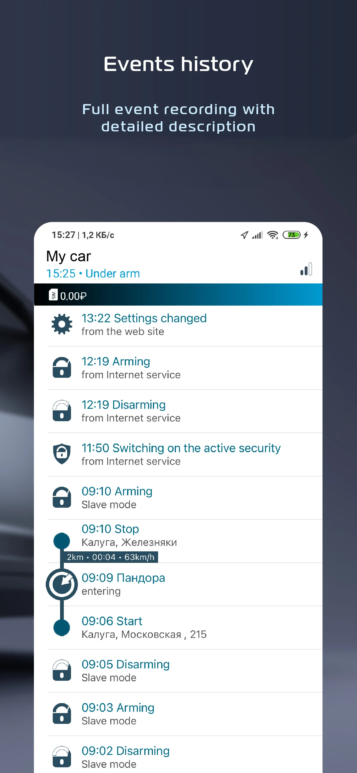 Pandora Connect screenshot